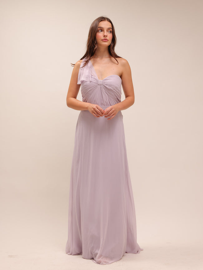 Luna Chiffon Lilac Gown