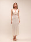 Isabelle Lace Halter Midi