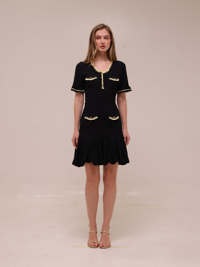 Colette Noir Dress