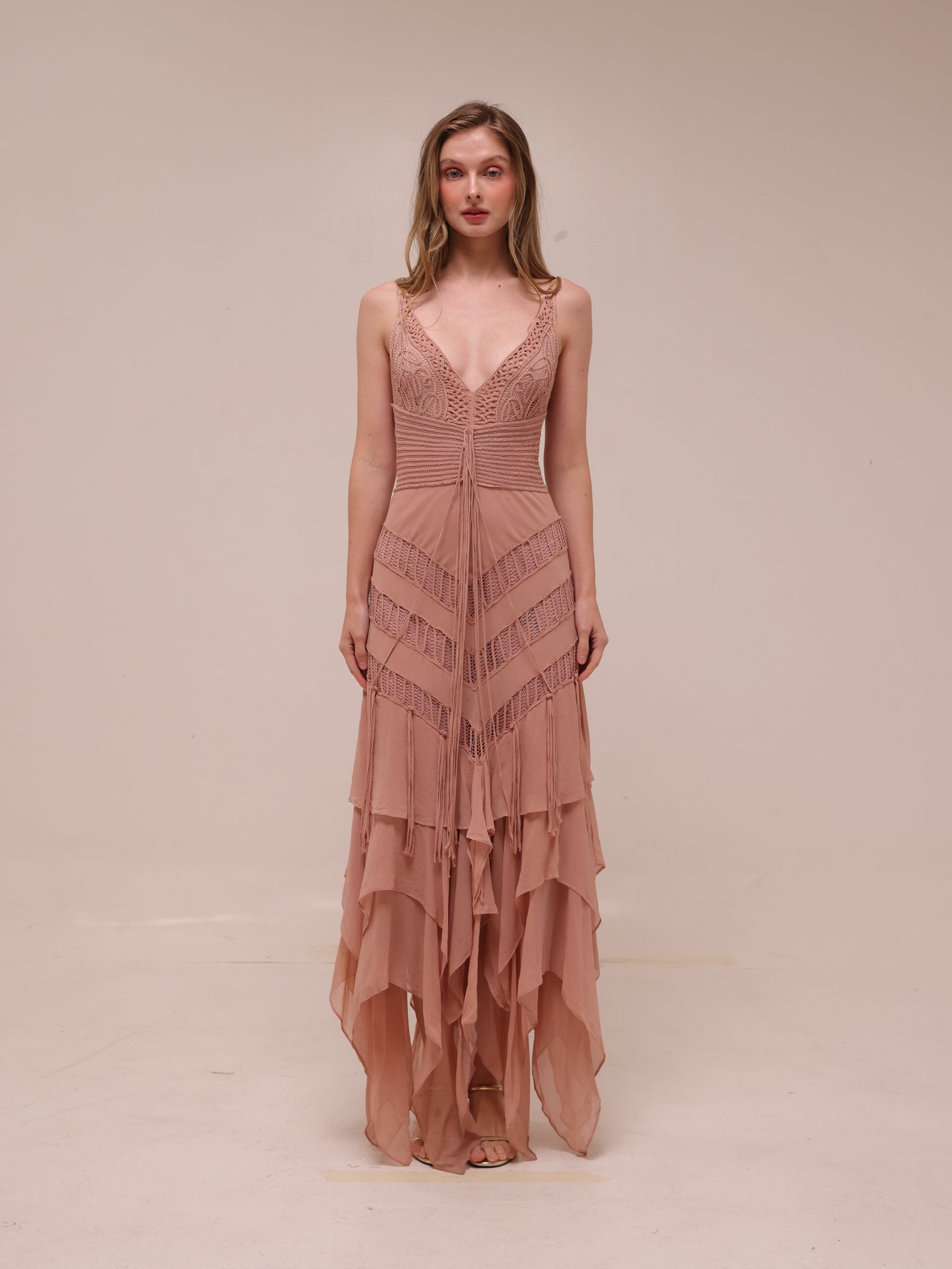 Dahlia Desert Rose Gown