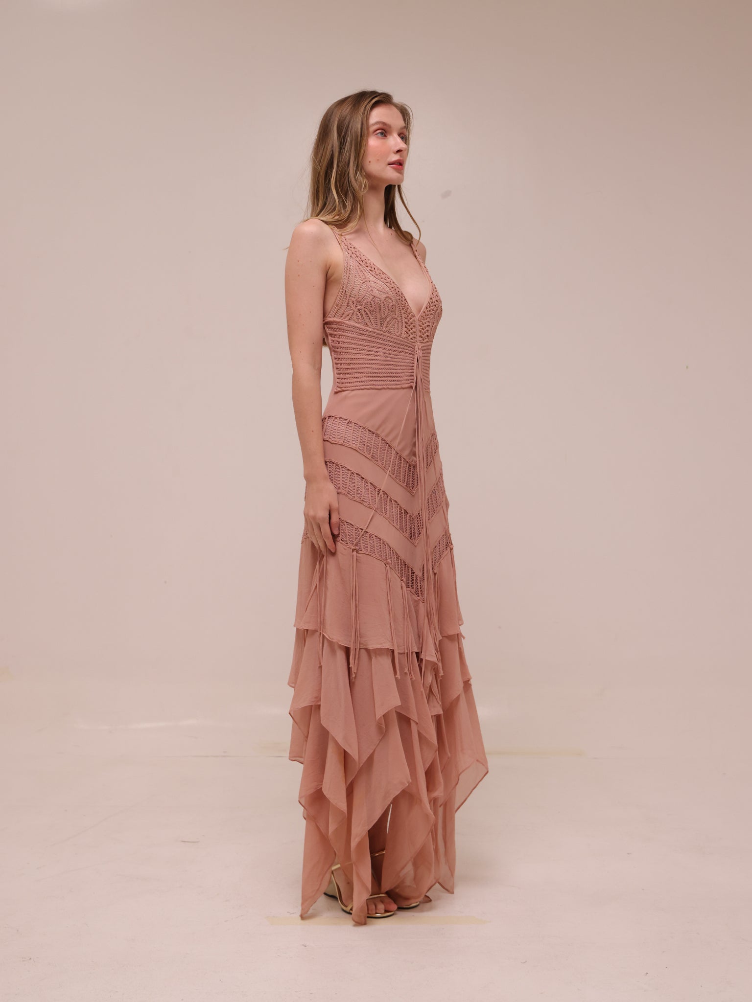 Dahlia Desert Rose Gown