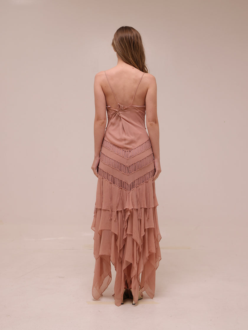 Dahlia Desert Rose Gown