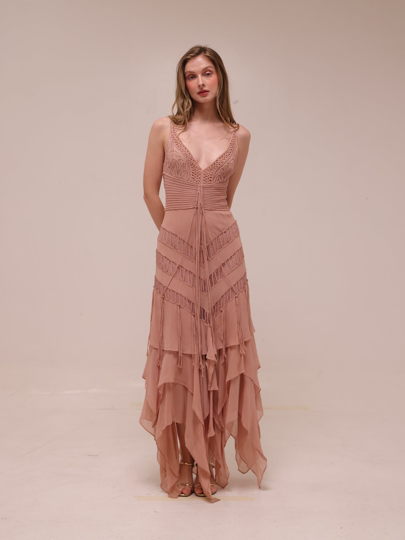 Dahlia Desert Rose Gown
