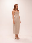 Crystal Corset Midi Dress