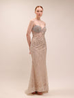 Aurora Beaded Evening Gown