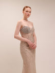Aurora Beaded Evening Gown