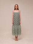Geo Sequin Midi Dress