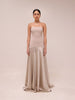 Aura Strapless Gown - Glacier Grey