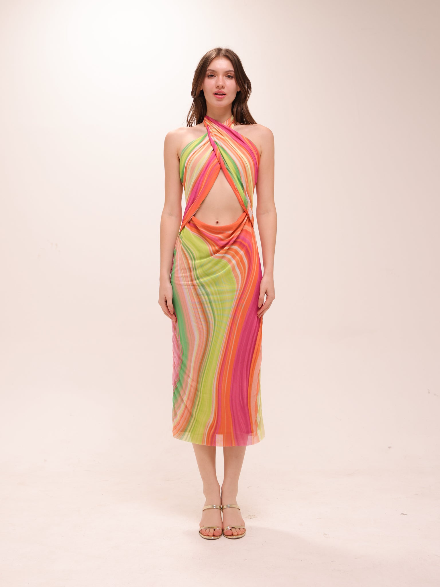 Tana Halter Midi Dress
