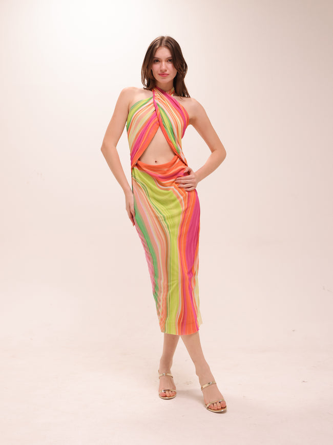 Tana Halter Midi Dress