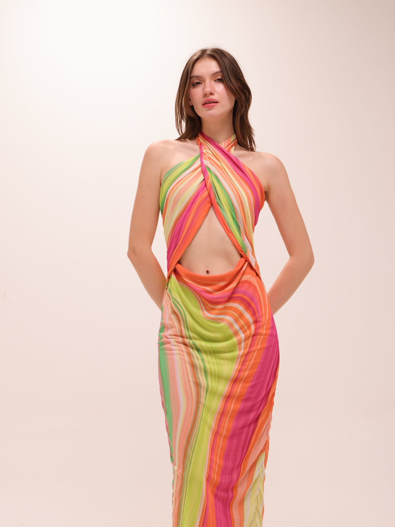 Tana Halter Midi Dress