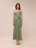 Lush Green Tube Satin Dress