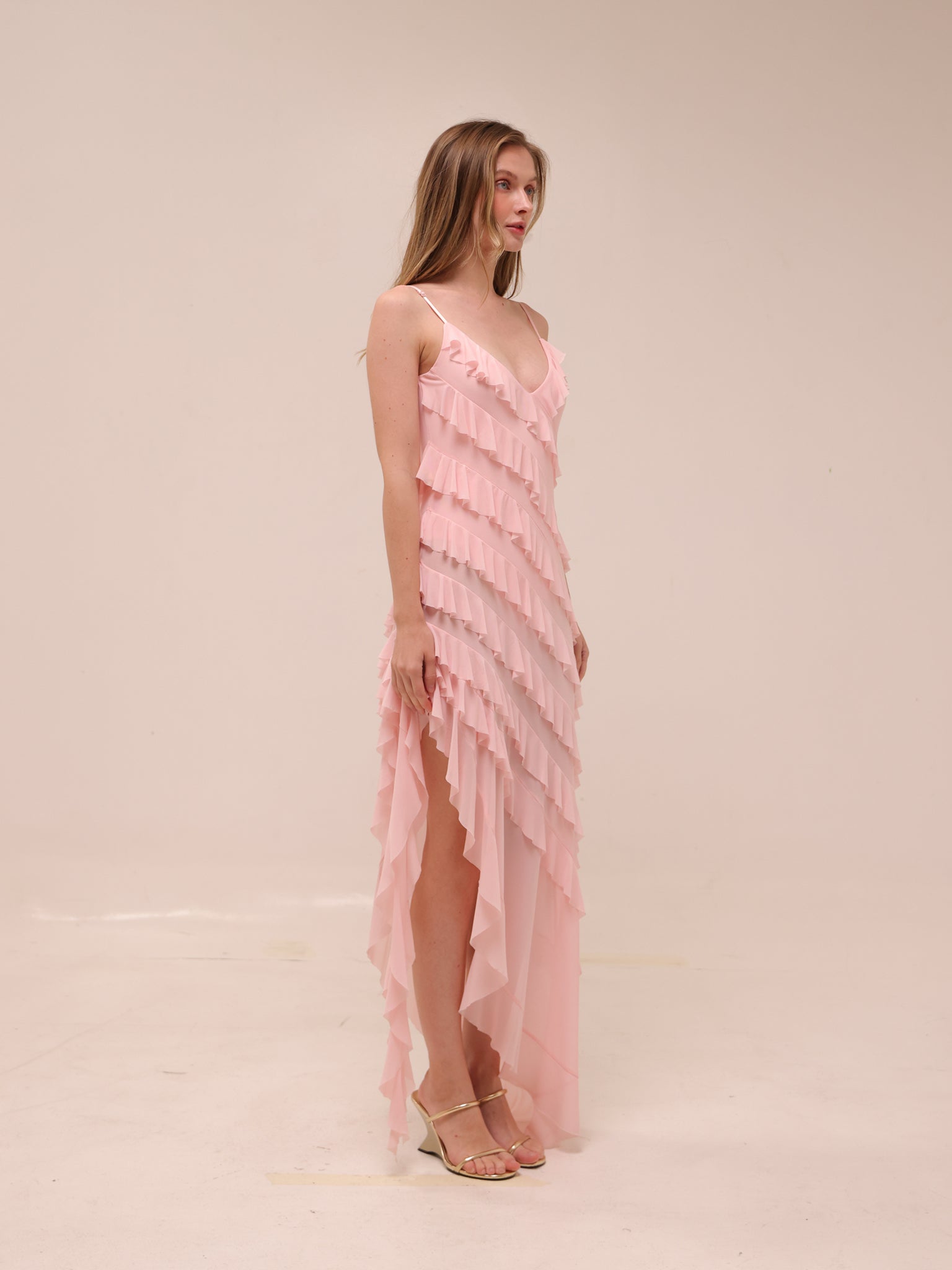 Vienna Tiered Ruffle Maxi Dress