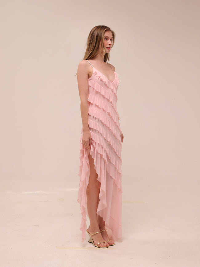 Vienna Tiered Ruffle Maxi Dress