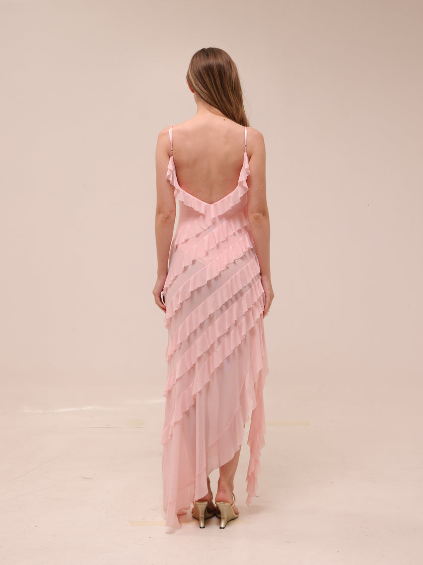 Vienna Tiered Ruffle Maxi Dress