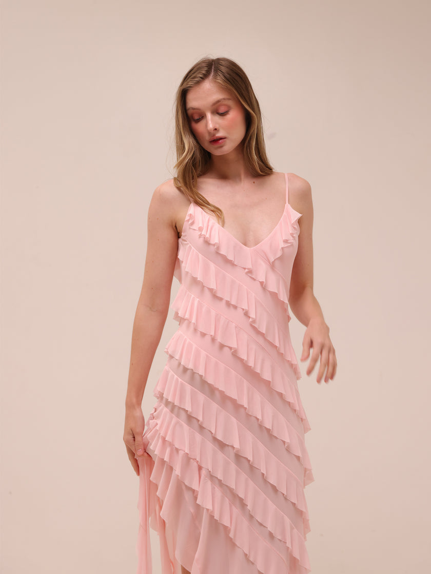 Vienna Tiered Ruffle Maxi Dress