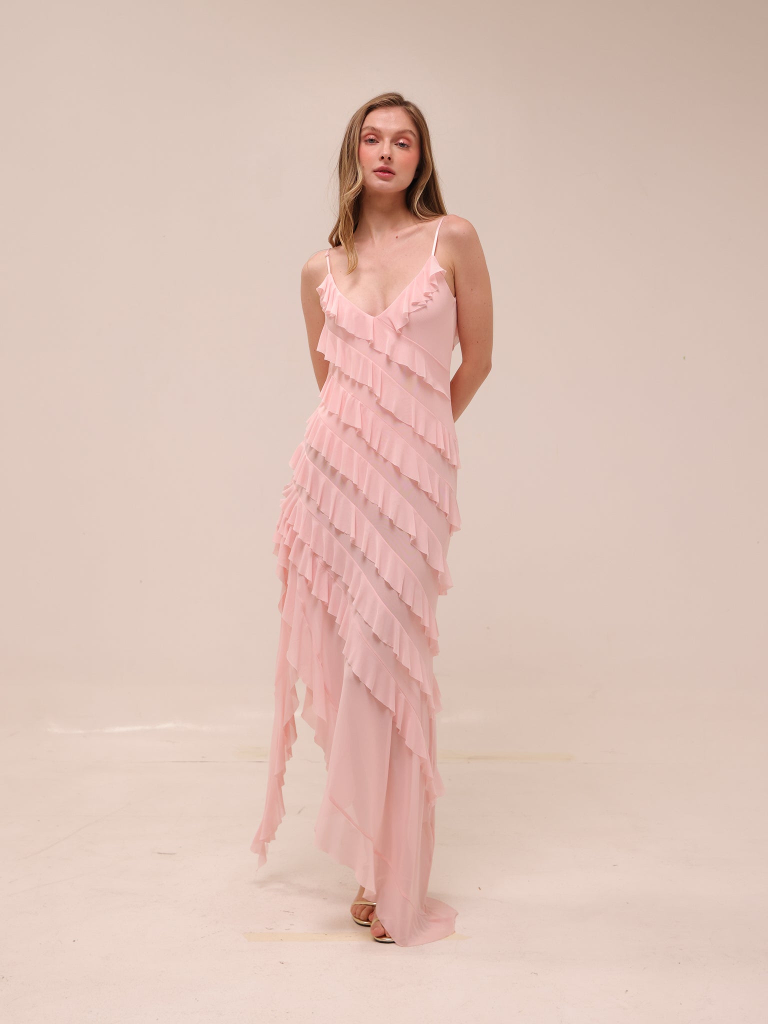 Vienna Tiered Ruffle Maxi Dress