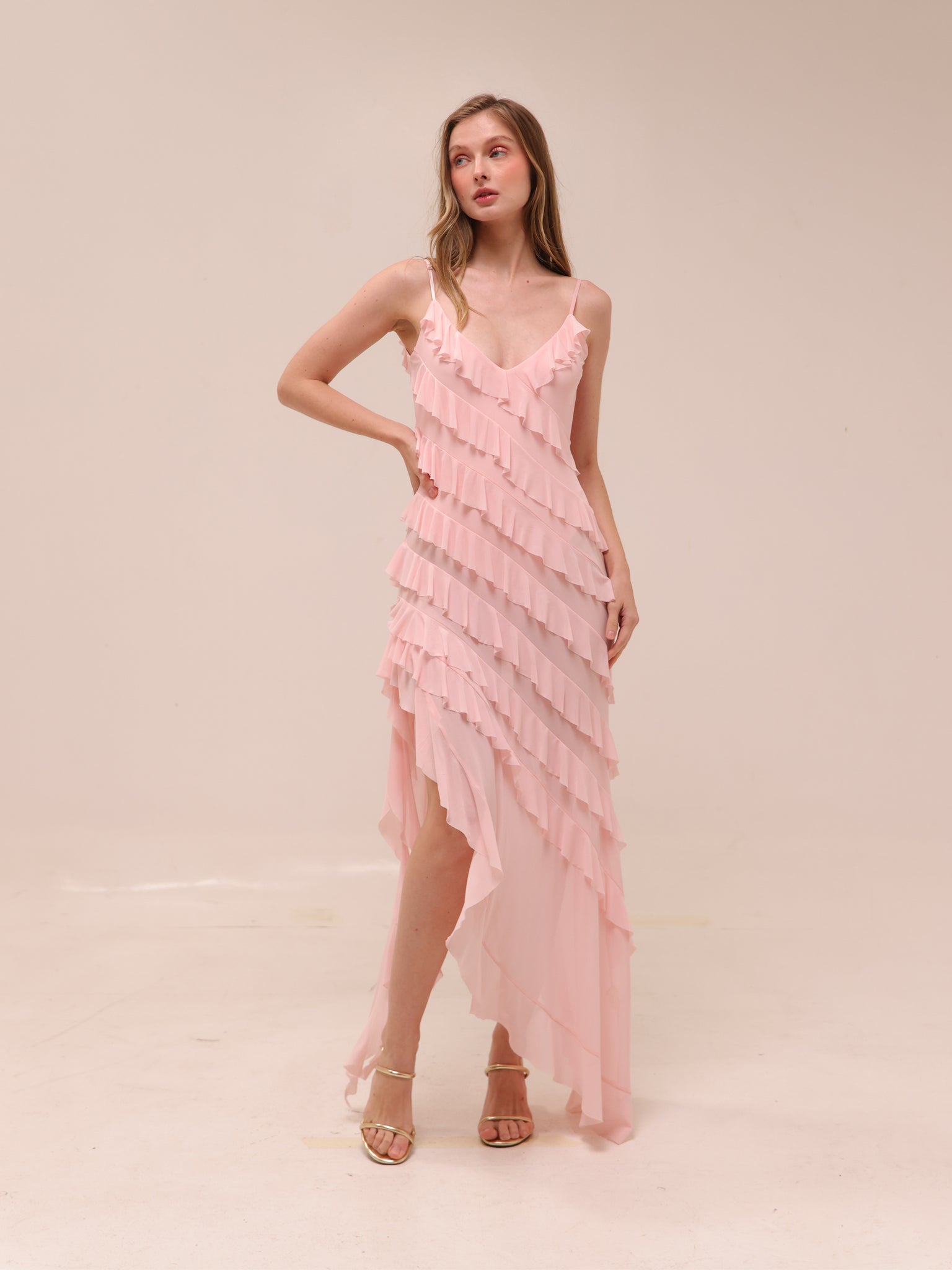 Vienna Tiered Ruffle Maxi Dress