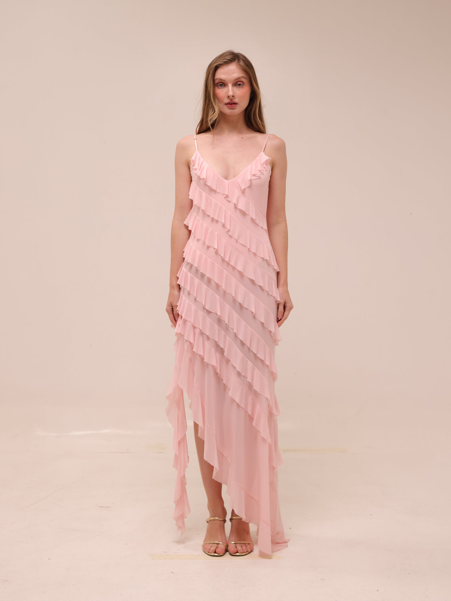 Vienna Tiered Ruffle Maxi Dress