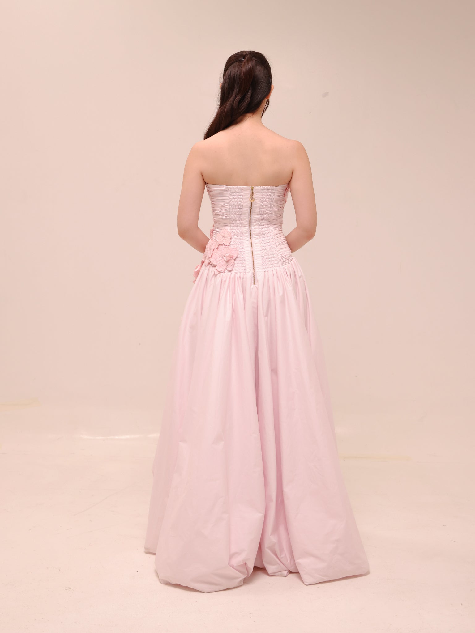 Splendour Flower Gown Pastel Pink
