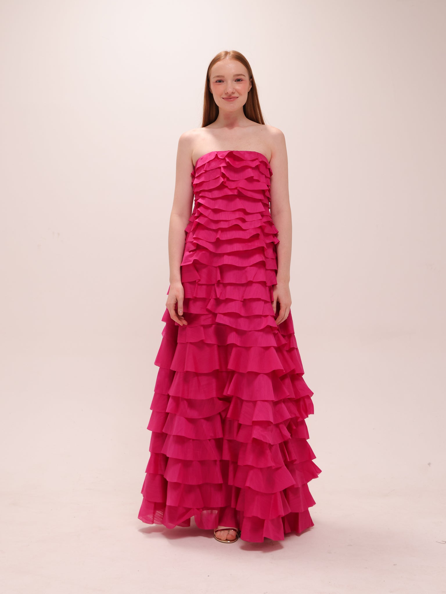 Fleur Pleated Gown