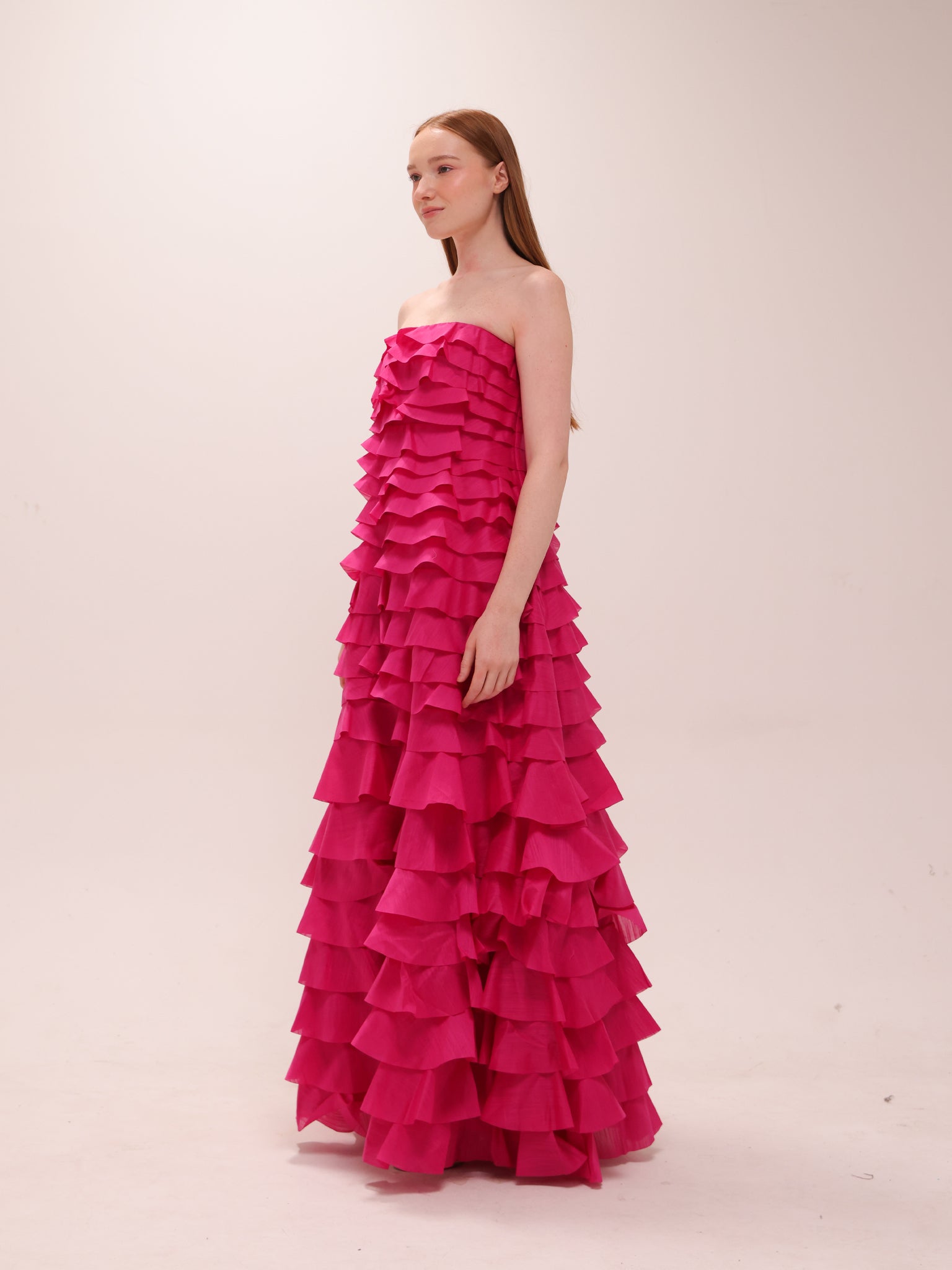 Fleur Pleated Gown