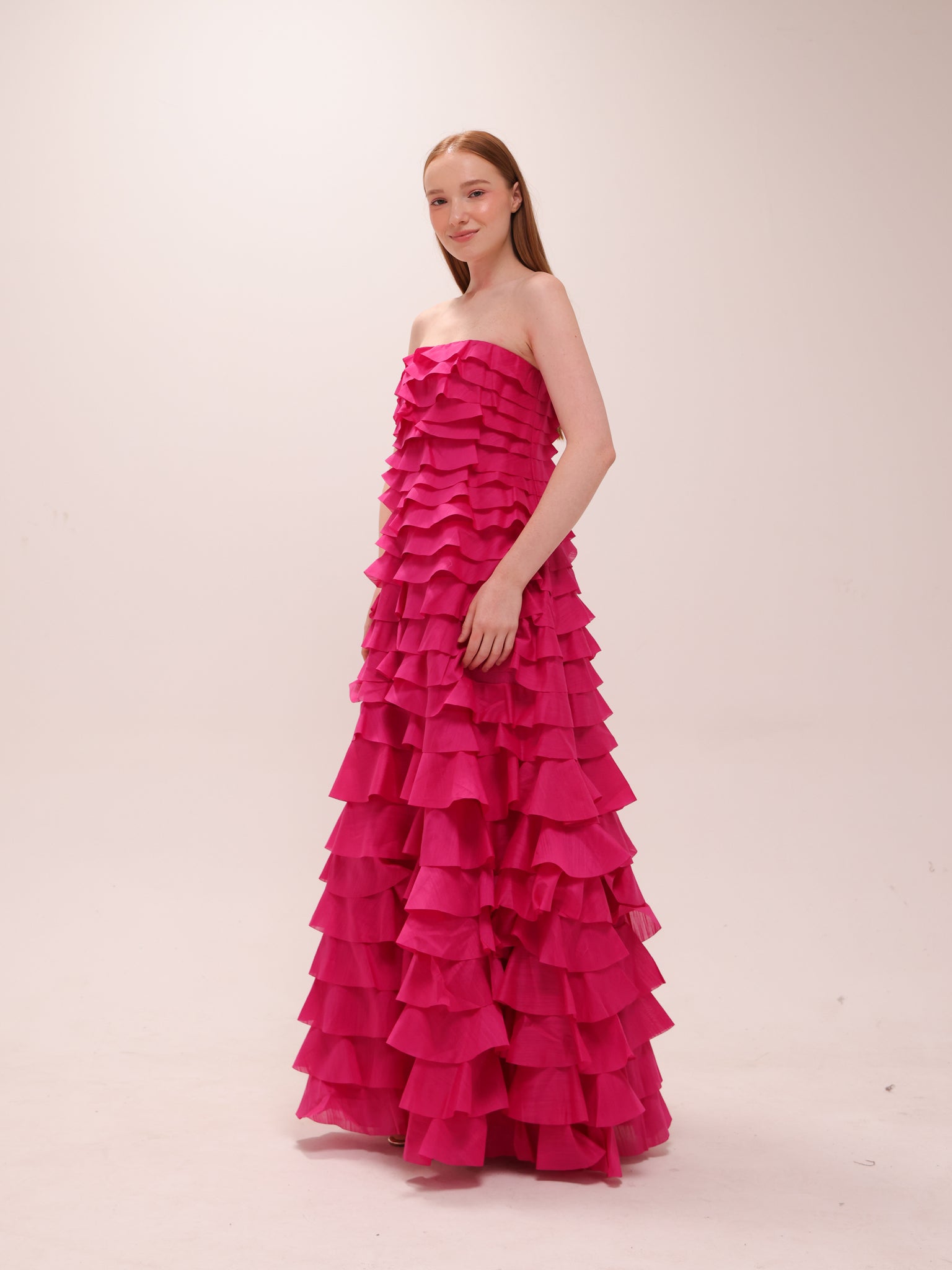 Fleur Pleated Gown