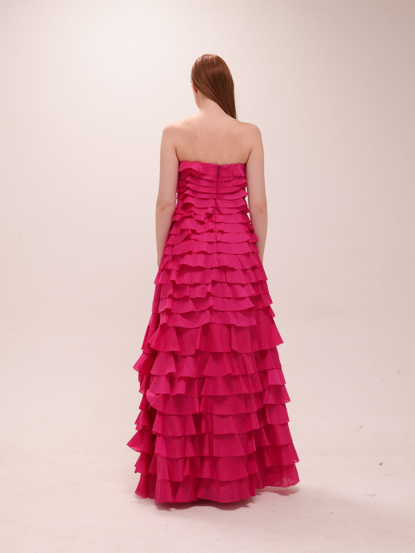 Fleur Pleated Gown
