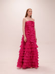 Fleur Pleated Gown