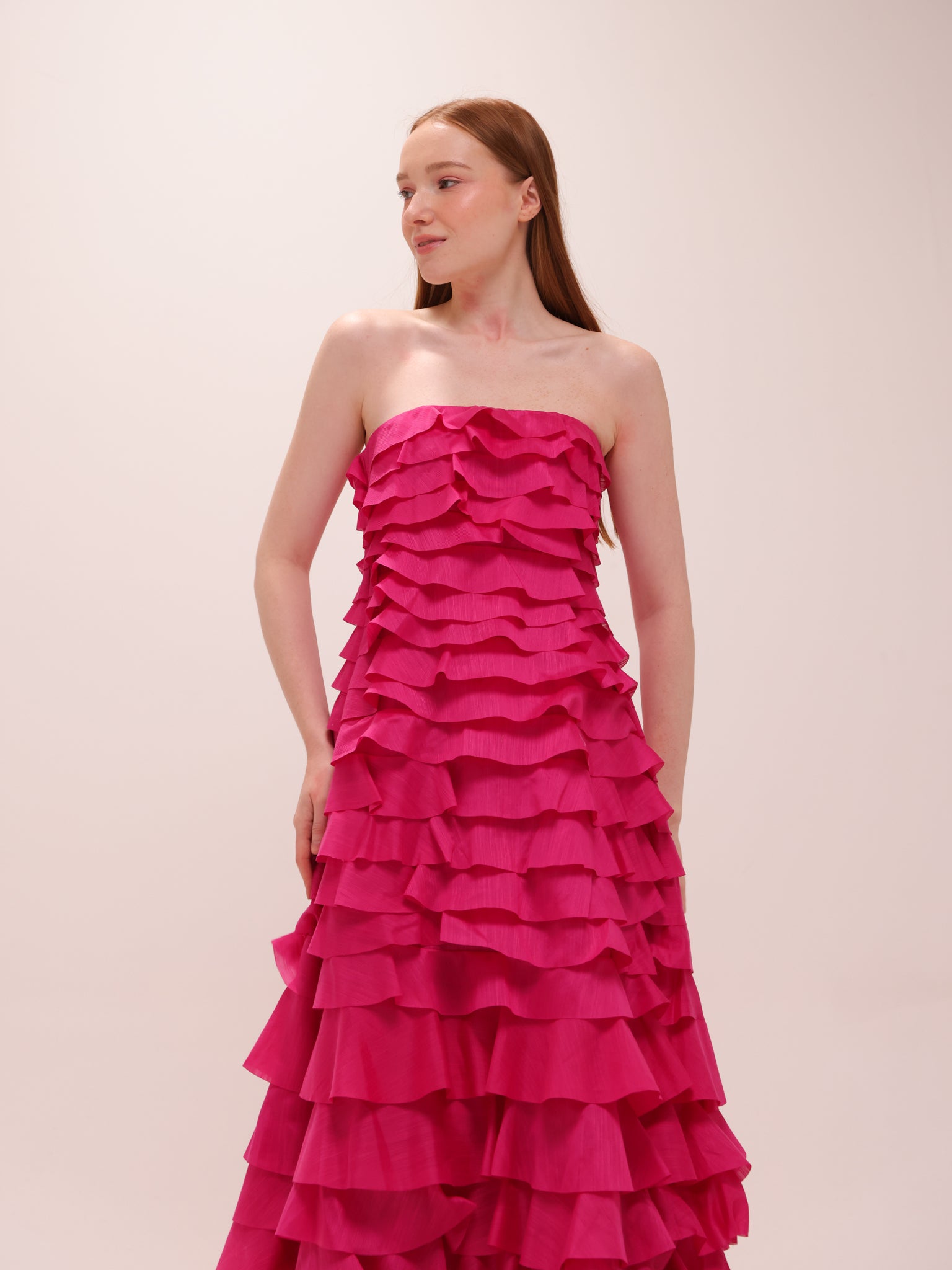 Fleur Pleated Gown