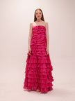 Fleur Pleated Gown