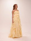 Allaire Gown in Butter Yellow
