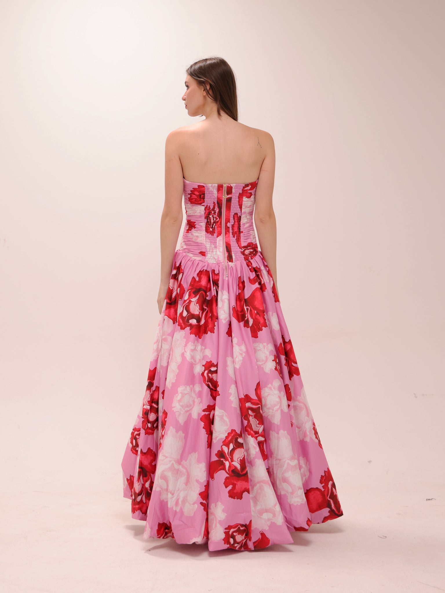 Behold Maxi Dress in Pink Boldly Blooming