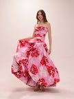 Behold Maxi Dress in Pink Boldly Blooming