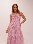 Allaire Gown in Chalk Pink