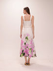 Eartha Midi Dress in Pink Hydrangea