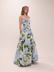 Behold Maxi Dress in Blue Hydrangea