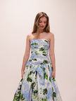 Behold Maxi Dress in Blue Hydrangea