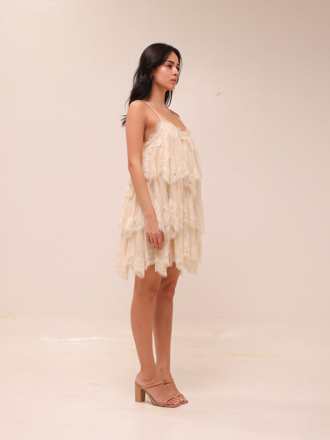 Ophelia Lace Mini Dress