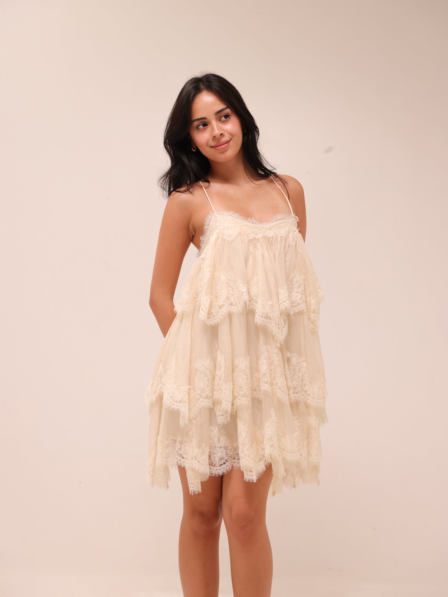 Ophelia Lace Mini Dress