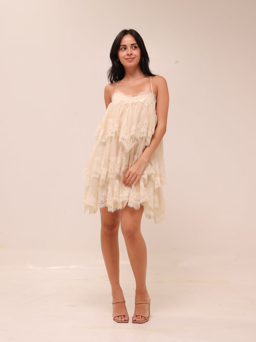 Ophelia Lace Mini Dress