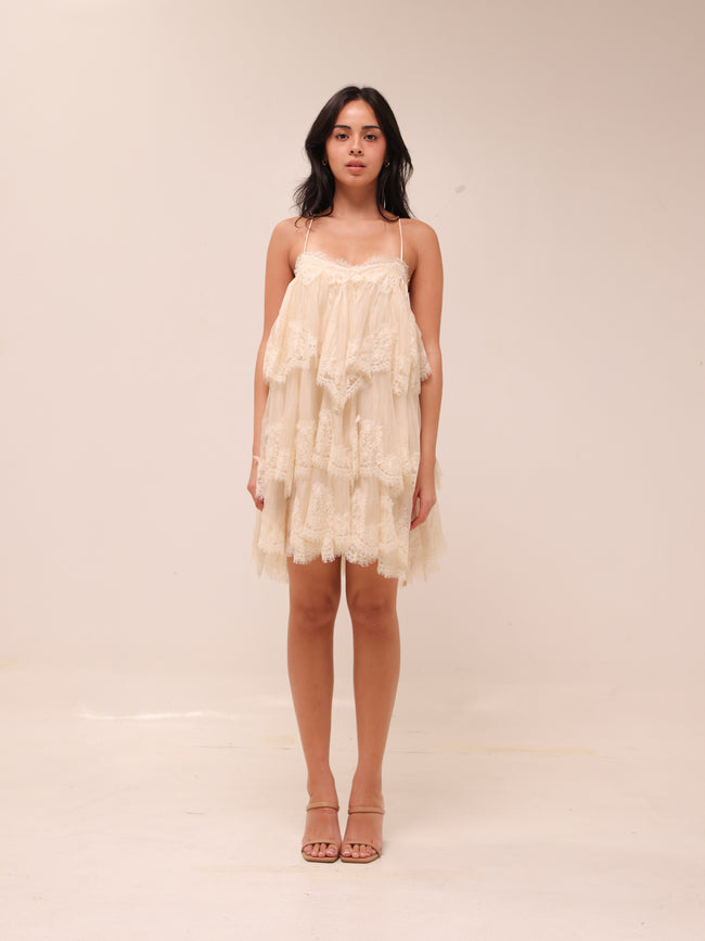 Ophelia Lace Mini Dress