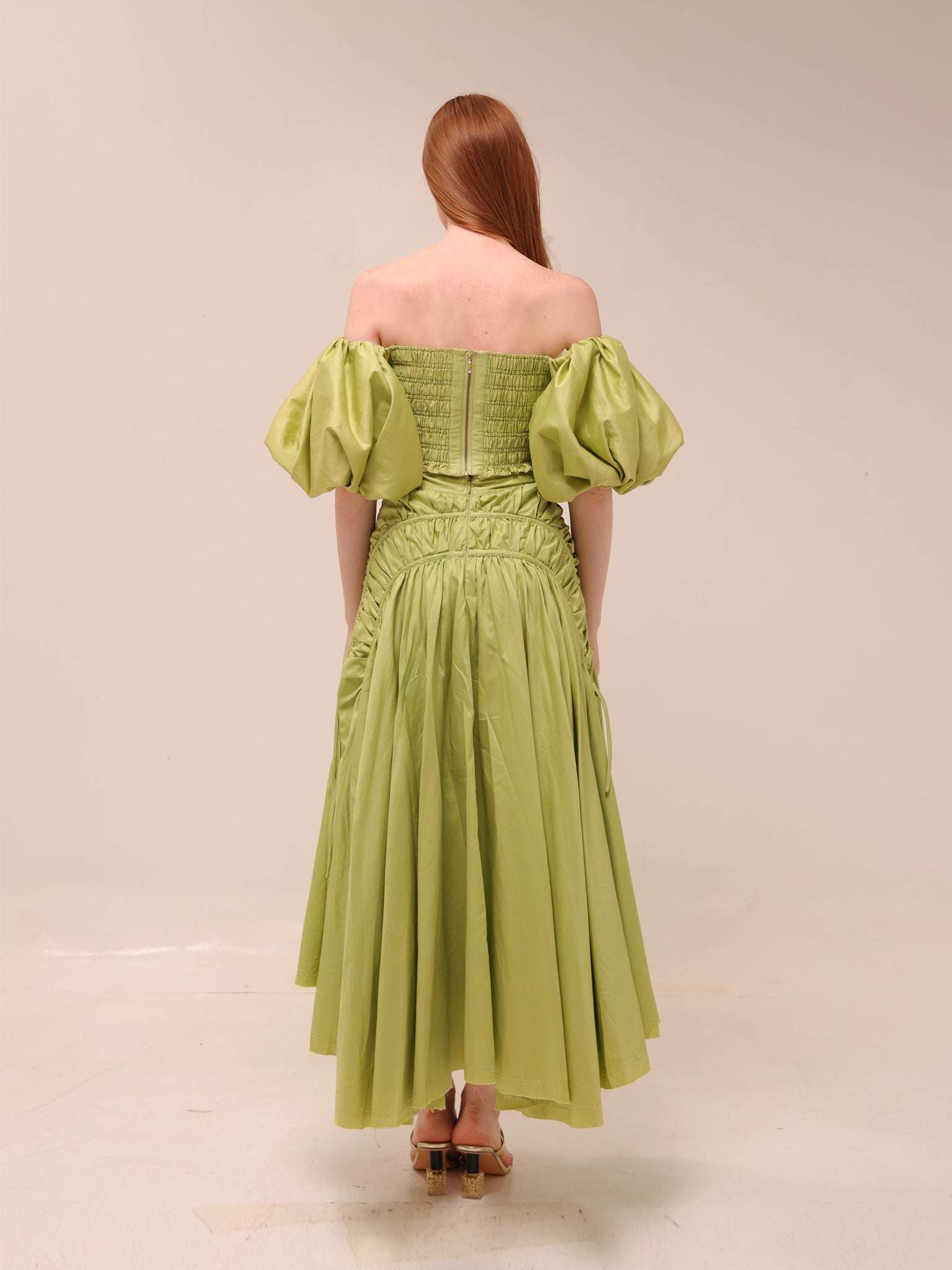 Siren Cropped Top and Midi Skirt Set