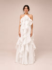 Pandorea Layered Maxi Dress in White