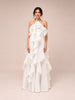 Pandorea Layered Maxi Dress in White