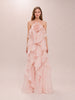 Pandorea Layered Maxi Dress in Pink