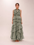 Cleo Gown in Moss