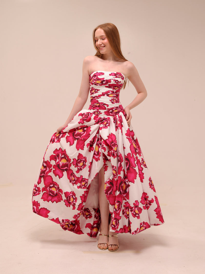 Behold Maxi Dress in Boldly Blooming