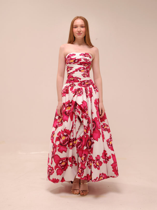 Behold Maxi Dress in Boldly Blooming