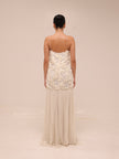 Natalina Floral White Maxi Dress